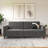 Perdue 81.5" Velvet Square Arm Convertible Sofa-1134429064