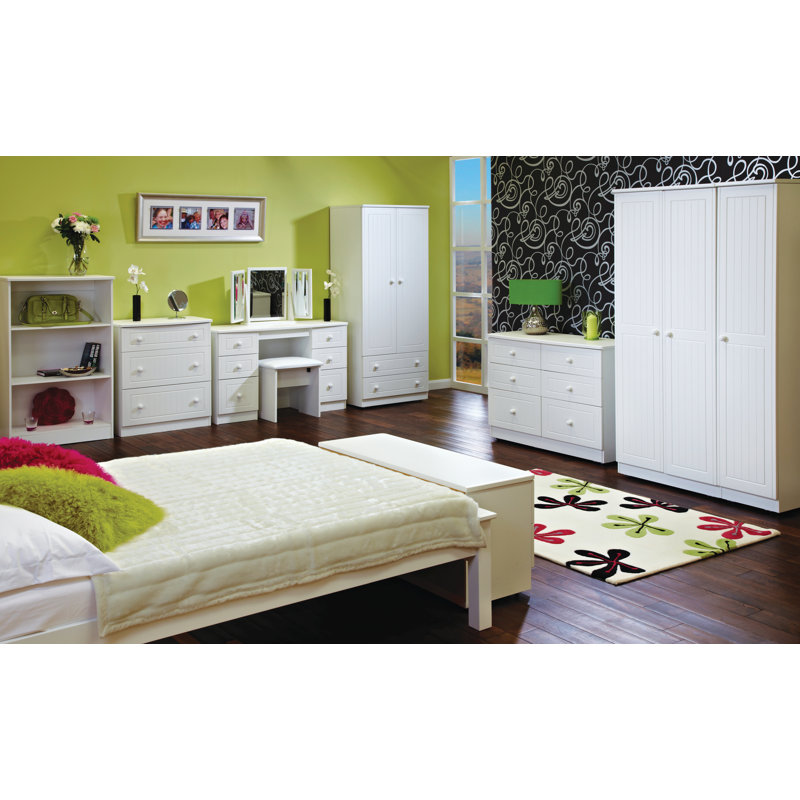 Fully Assembled Saxena Desk, white
