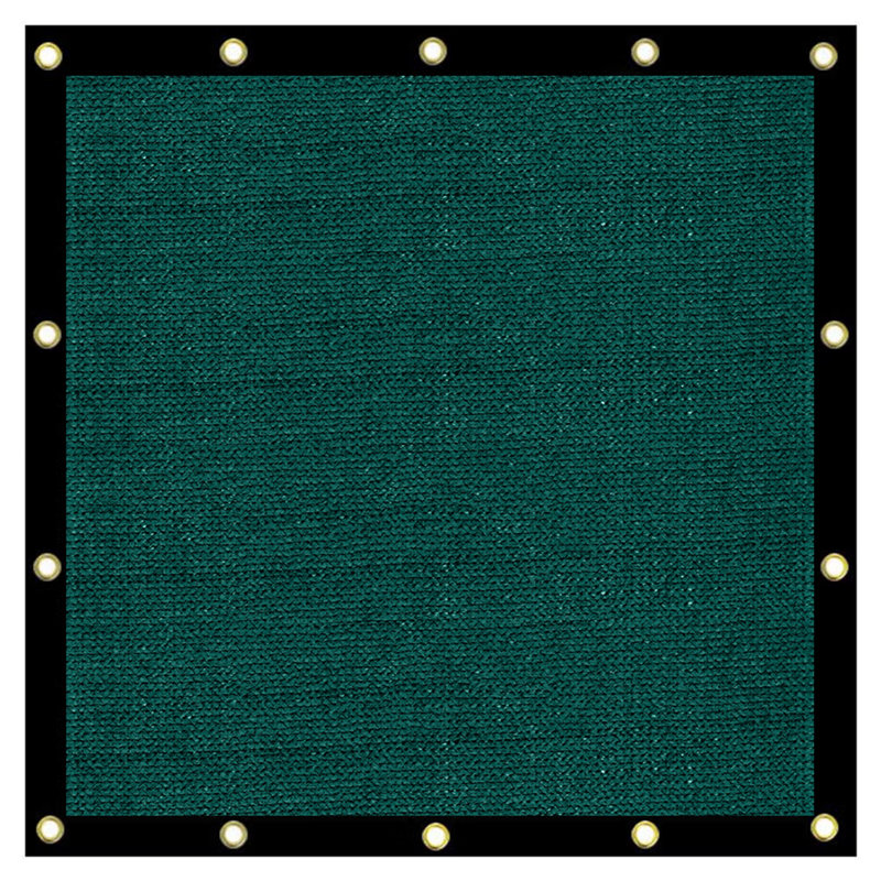 Bâche rectangulaire en filet 6 oz, H 120 po x l 240 po x P 1 po, Vert