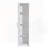 Tall Narrow Storage Cabinet With 3 Adjustable Shelves, Single Door, Space-Saving Corner Cupboard For Small Spaces, White-505021362