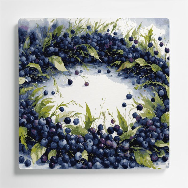 Art mural en métal Fruit, H 12 po x l 12 po
