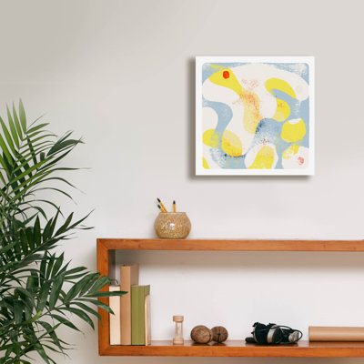  «Mixed Serendipity 3» par Laura Gibson, art mural sur toile, 12 po x 12 po