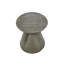 Table d'appoint, tambour, côté, bout, table de chevet, lampe, métal gris, contemporain, moderne-130071587
