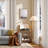 Grommet Linen Semi-Sheer Striped Curtains-517036137-517036149