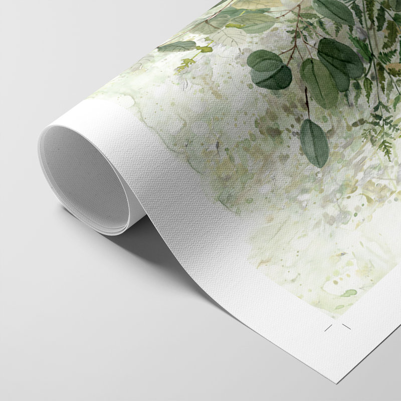 Delicate Greenery II - Impression sur toile seulement - NON CADRE, H 27 po x l 18 po