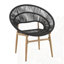 Ensemble de 2 chaises d'extérieur en osier-26088296