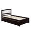 Lit plateforme simple avec 2 tiroirs et tête de lit-1996071665