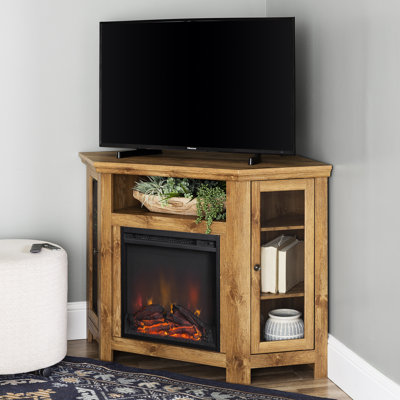 Orchard Park Unfinished TV Stand Fireplace for TVs up to 55" with Fireplace Included