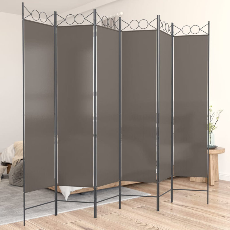 Paravent Javanna, Noir, noir, noir, noir, 6, H 78,7 po x l 94,5 po