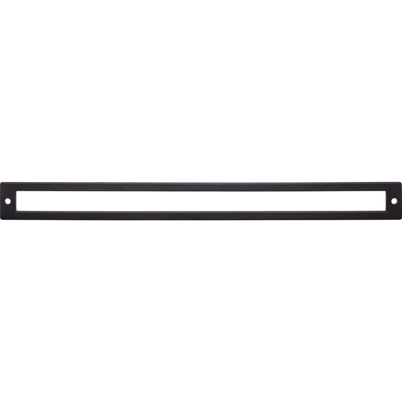 Hollin  Backplate, 1.19" H x 12.5" W x 0.13" D, Pewter Antique
