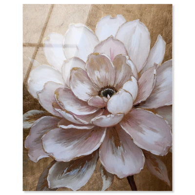 Impression sur toile Gilded Bloom Gold par Art Remedy