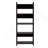 Home Office Set, Single Drawer, Keyboard Tray,Bookcase -Black