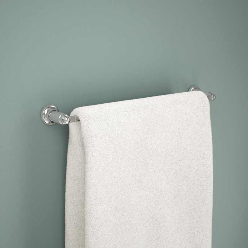 Porte-serviettes mural en acier inoxydable 18 po Delta Saylor, Chrome poli