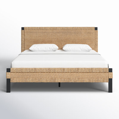 Low-Profile Mahogany Bed