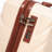 20 Inch ABS Hard Shell Travel Checked Luggage - Scratch Resistant Surface Four Multi-Directional Wheels,  With Combination Lock.(Beige)