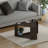 Trio Floor Shelf Coffee Table with Unique Triangular Prism Design-89923923