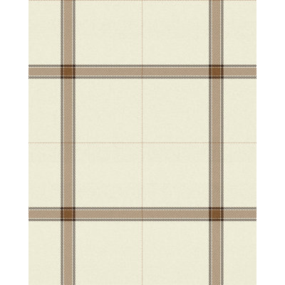 Woodstock Lifestyle Plaid Wallpaper Roll