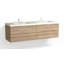 Avila 72" W Wall Mounted Double Bathroom Vanity-736919799-736919805-736919806