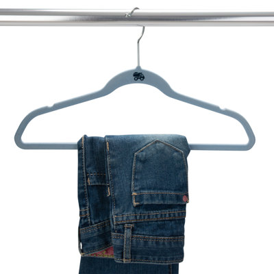 Timothy Plastic Non-Slip Standard Hanger for Dress/Shirt/Sweater