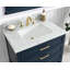 Meuble-lavabo simple 30 po avec plateau en marbre Colleen-1184974427-1133663519