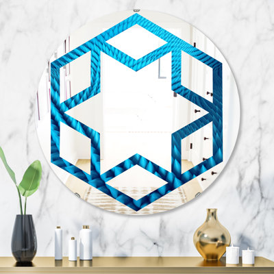Miroir mural Hexagon Star