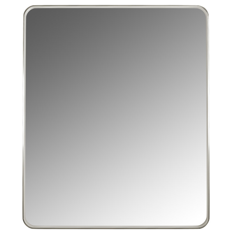 Miroir décoratif, Nickel brossé