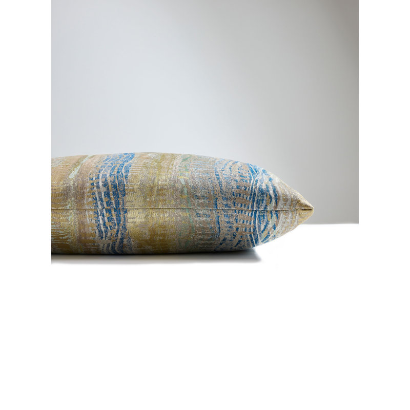 Abstractions Textured Feather Reversible Throw Pillow