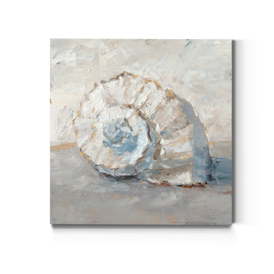 «Blue Shell Study III», reproduction d'art sur toile tendue