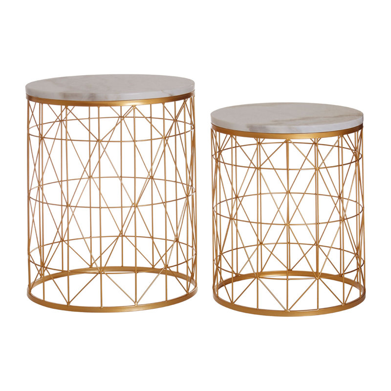 Schaefer Drum Side Table Set
