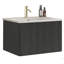 Meuble-lavabo flottant rayé 24 po avec lavabo en céramique blanc-1098847952-1098847966