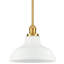 Luminaire suspendu en verre 1 lumière Nordquist-1764182042