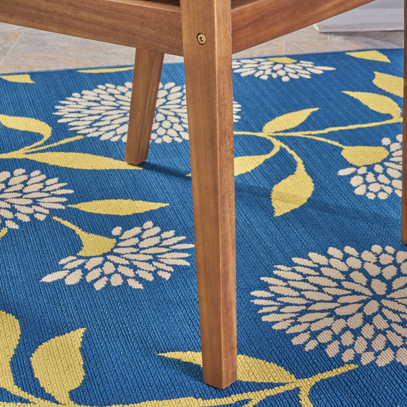 Chaise de salle à manger, 2 pièces avec 2 coussins, pour la cour, le bord de la piscine, le jardin