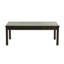 Ensemble de tables basses de couleur espresso 3 pièces avec tables basses classiques et tables de bout 2X