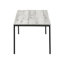 3 tables avec stratifié gris et structure en métal noir robuste