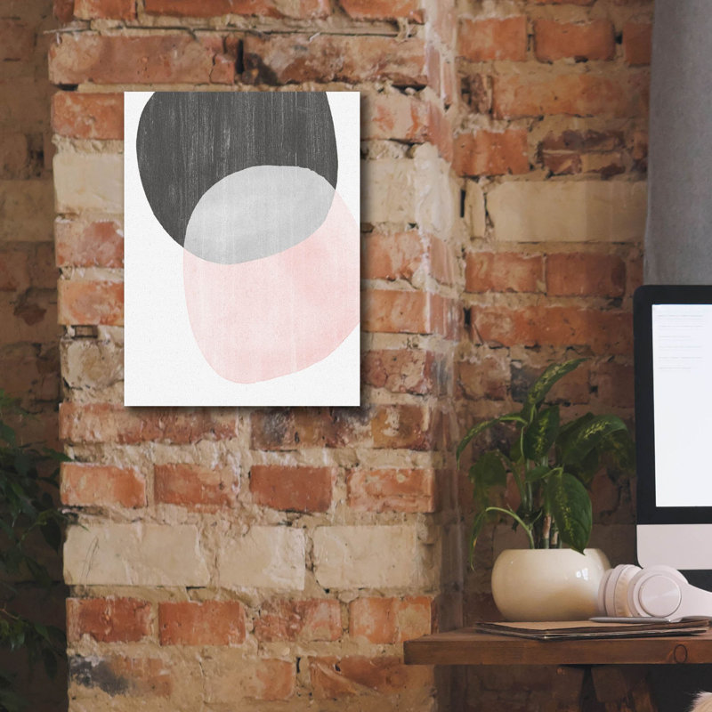 «Shifting Spheres II» par Grace Popp, art mural sur toile, H 16 po x l 12 po x P 0,75 po