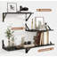 2 Piece Wood Floating Shelf
