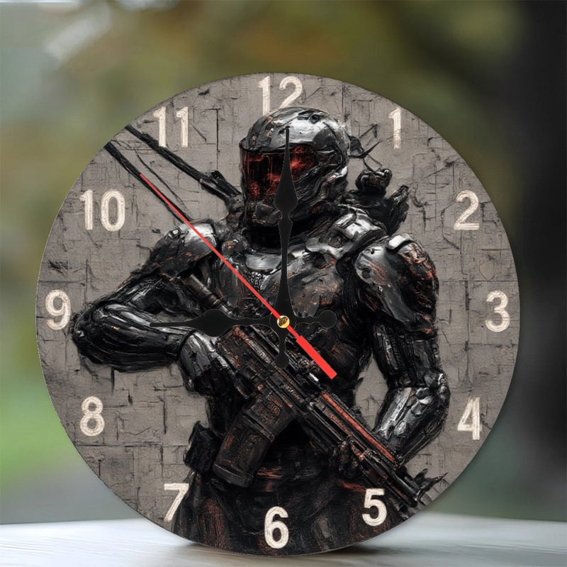 Soldat futuriste sur cadran