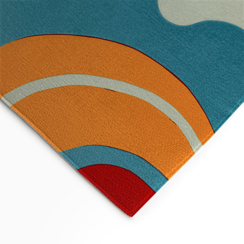 Zesty Wave Indoor And Outdoor Area Rug, Rectangle 8' x 10'