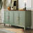 4-Door 59.4” Wide Sideboard Buffet Cabinet with Adjustable Shelves & Soft Close Hinges-634435148