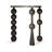 Black Solid Wood Console Table-1265096896