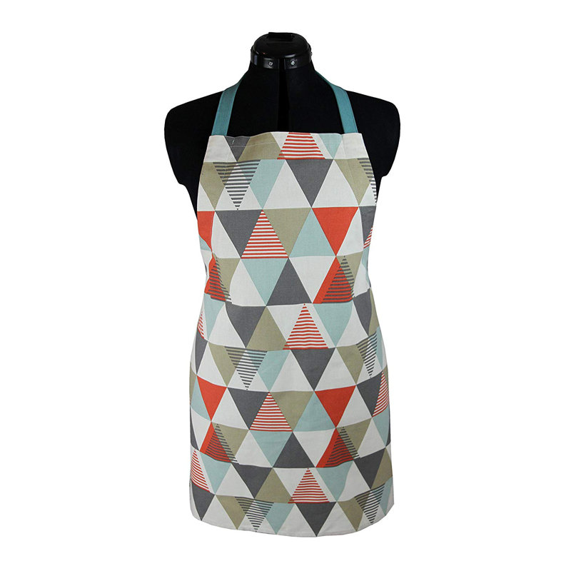 Amelia Bib Apron, Terracotta Orange