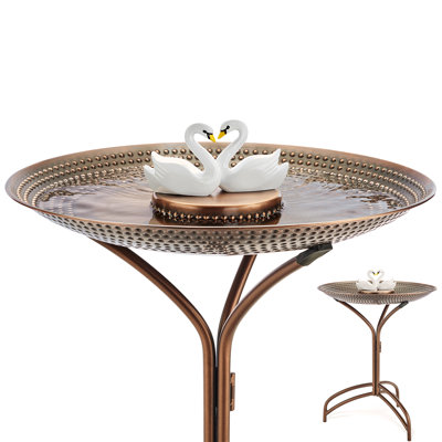 Guynell Copper Birdbath