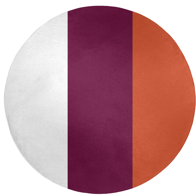 Chenille Indoor Rug, Round 5'