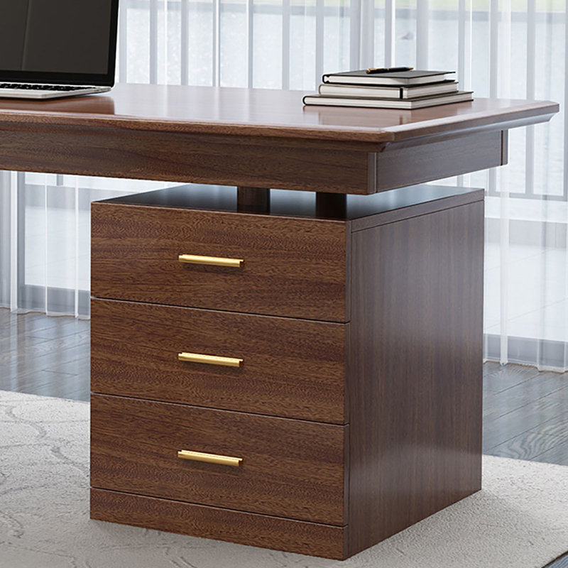 Modern Walnut Solid Wood Desk
