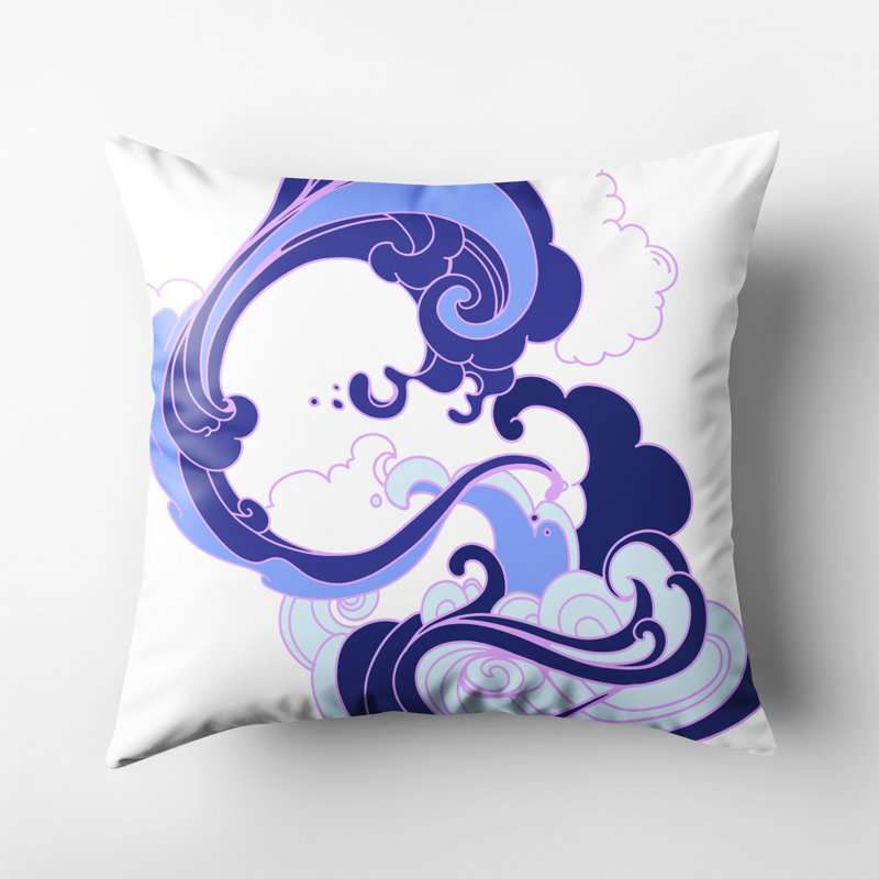 Coussin Volute, Carré 20 po