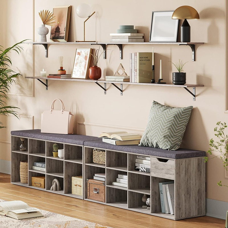 Banc de rangement pour chaussures Rebrilliant
