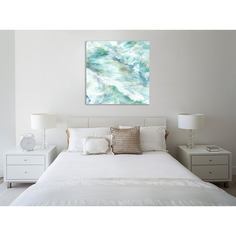 «Ocean Waves III», reproduction sur toile tendue, H 30 po x l 30 po x P 1,5 po