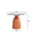 Mid-Century Modern Round Stone Dining Table For 2/4 Bistro Table Breakfast Nook Table-1793684840-1793684839