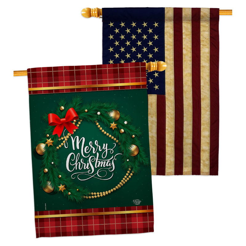 Drapeau de Noël 40 po x 28 po