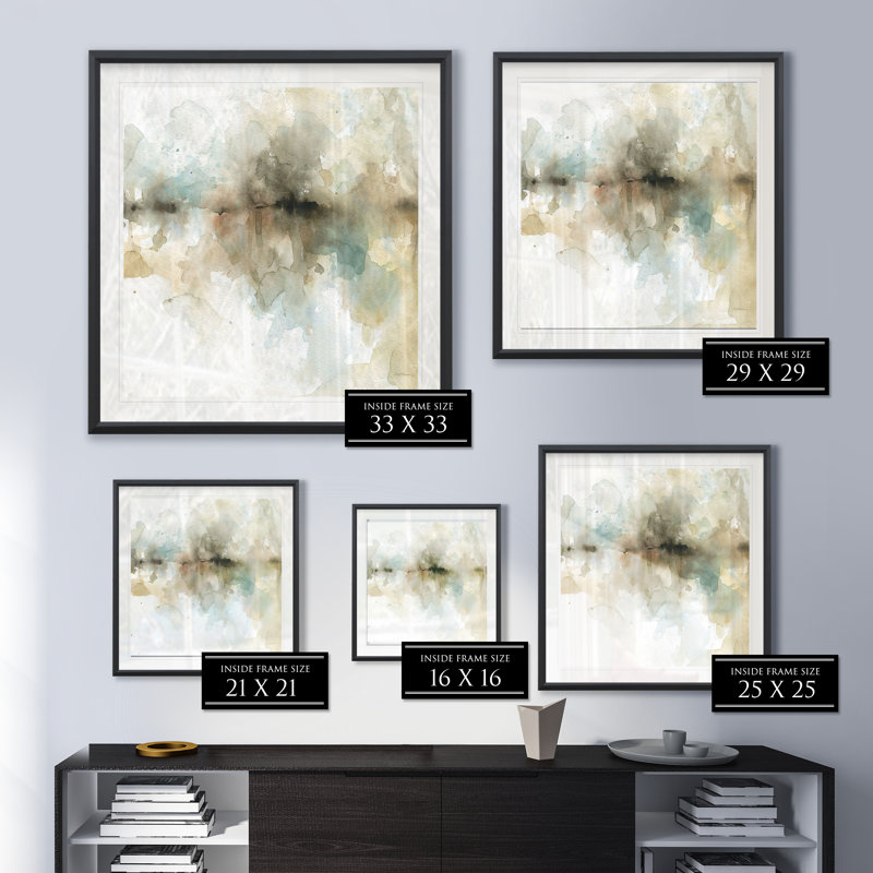 Island Mist II - reproduction de cadre photo, H 30,5 po x l 30,5 po x P 1,5 po